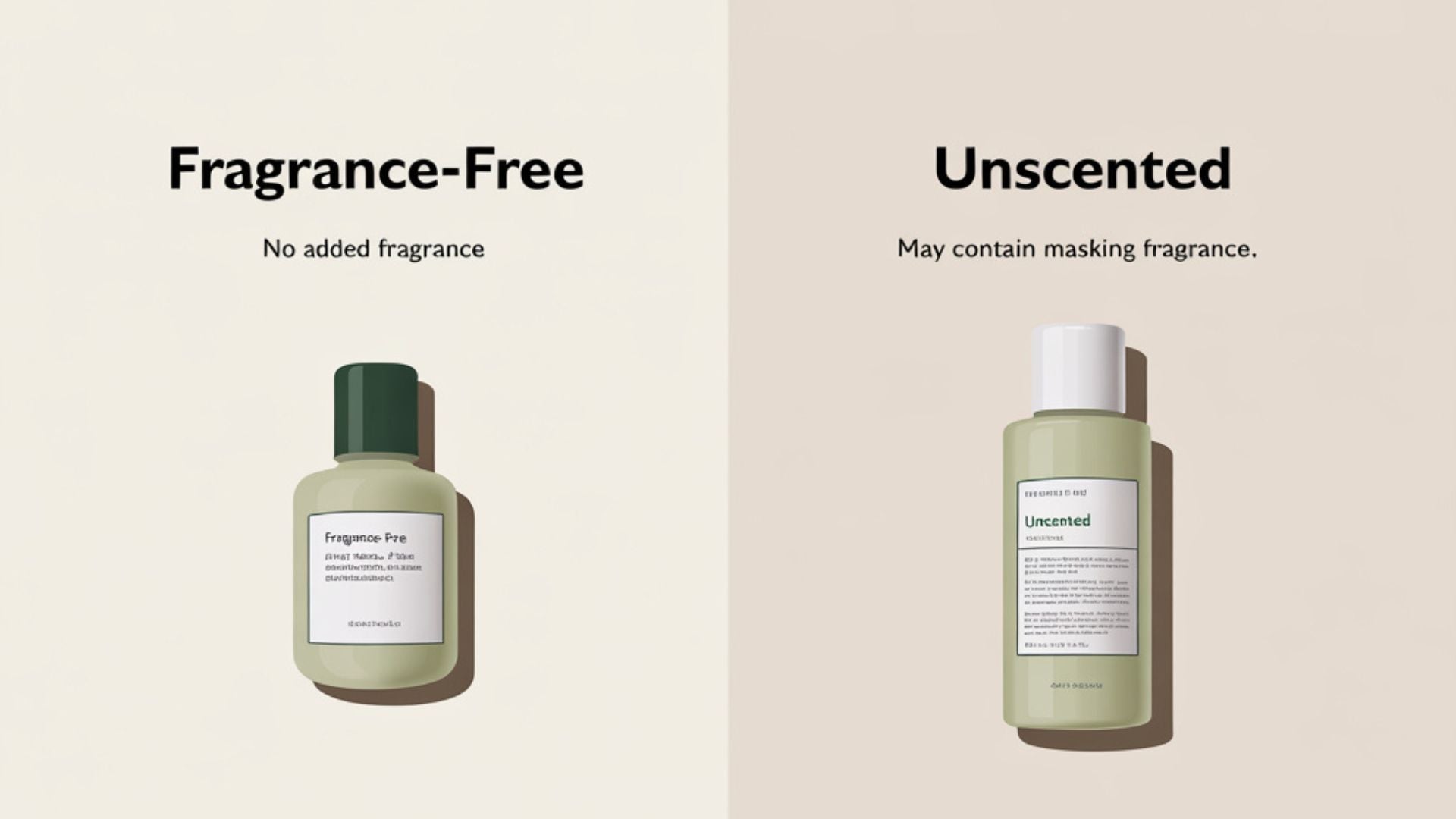 Difference Between Fragrance-Free vs Unscented Skincare Products by Club Derma