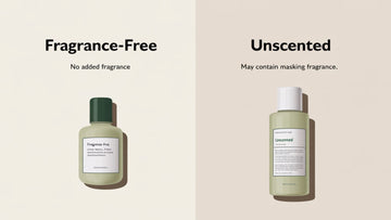 Difference Between Fragrance-Free vs Unscented Skincare Products by Club Derma